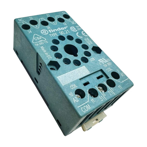 Finder Type 90.21 Relay Socket Base 11-Pin, 10A, 300V **Free Shipping**