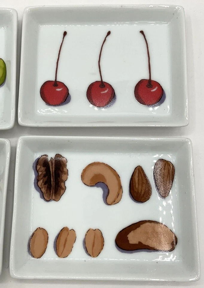 Nancy Green Boston Warehouse 2003 plato de bocadillos platos de baratija aceitunas nueces limas Foto 3 de 4