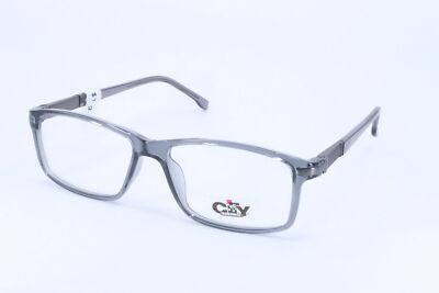 City Eyewear DC39 Gray Rectangle Unisex Full Rim 53-15-140 Eyeglasses Frames