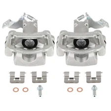 Rear Brake Calipers Pair Left Right For 2014 15 16 17 2018 Kia Forte w/ Bracket