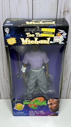 Michael Jordan Space Jam Mae Time Modellino Nuovo in scatola Vintage Autentica All Galaxy - Foto 2 di 24