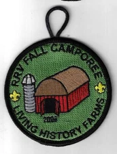 200? Fall Camporee RRV Living History Farms BLACK Border [MX-4403]