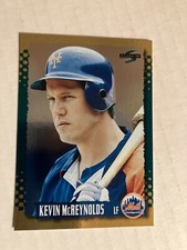 New York Mets Kevin McReynolds 1995 score gold rush parallel basebal card cscan