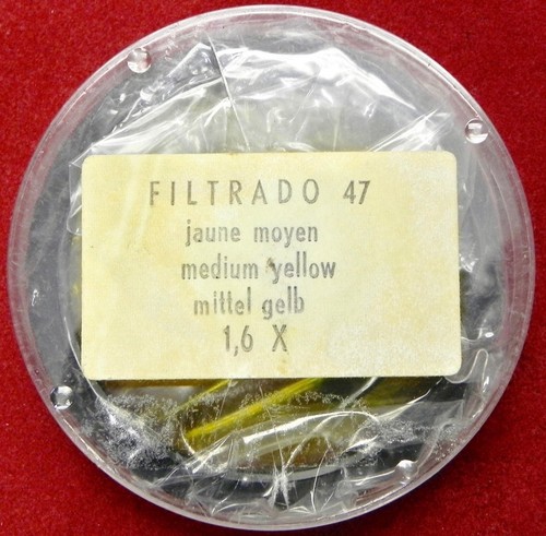 Alpa 58mm #47 Yellow Filter for Kinoptik 100/2,150/2.5 ........... LN - Picture 2 of 9