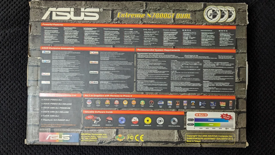 Rare Asus Extreme N7800GT Dual GPU SLI Limited Edition Graphics Card - Image 3 of 4