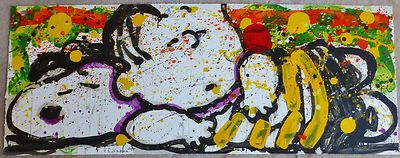TOM EVERHART SNOOZE ALARM BOOGIE 7:15 am Snoopy Linus PEANUTS Hand