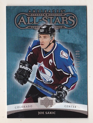05-06 Artifacts Joe Sakic /100 PEWTER All-Stars Avalanche 2005