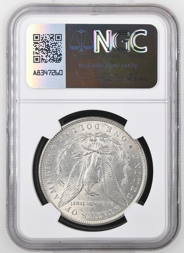 1886 Morgan Dollar NGC Certified MS62 - Picture 2 of 2