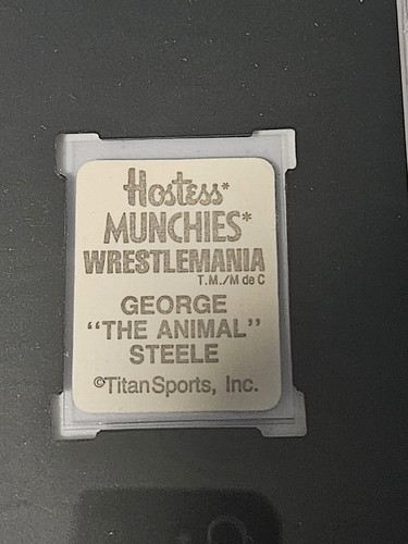 George Steele 1987 WWF Hostess Munchies Wrestling Sticker SGC 7 - Picture 5 of 5