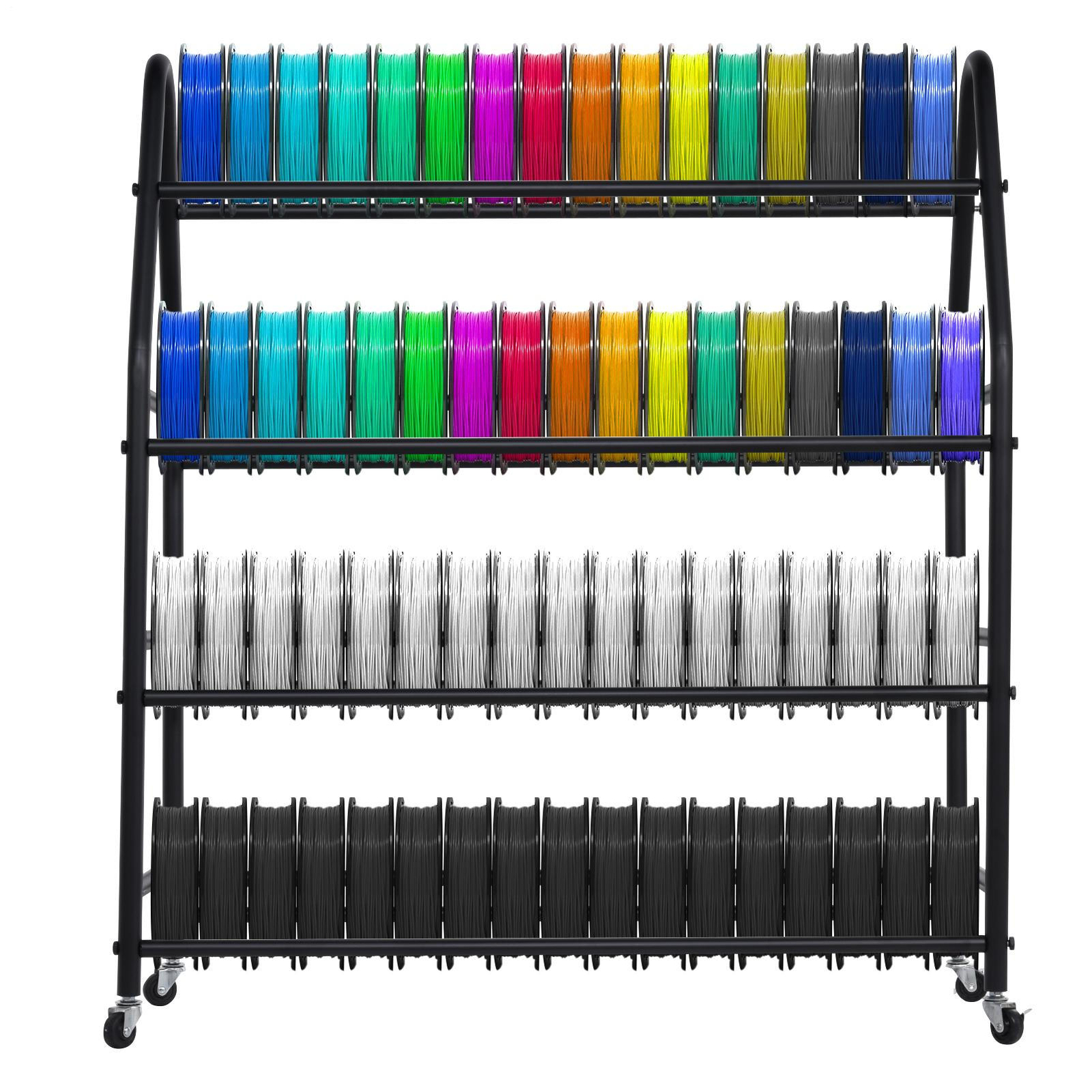 3D Printer Filament Storage Rack, Heavy Duty Storage Shelves for 100 Printing