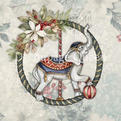 A4 Paper Decoupage CAROUSEL 2 Christmas Decoupage Queen Same Day Shipping