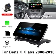 12.3" Android Car GPS Auto Multimedia Head Unit Carplay For Benz C Class 2008-10