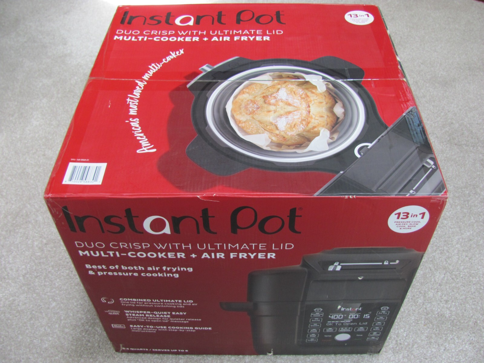 Instant Pot 6.5 qt. Duo Crisp 13-in-1 with Ultimate Lid Multi Cooker + Air Fryer-image