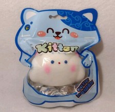 Kawaii Kitten Squishy Toy Cat Squeeze Ball Toy Stress Ball Reliever Squeezable