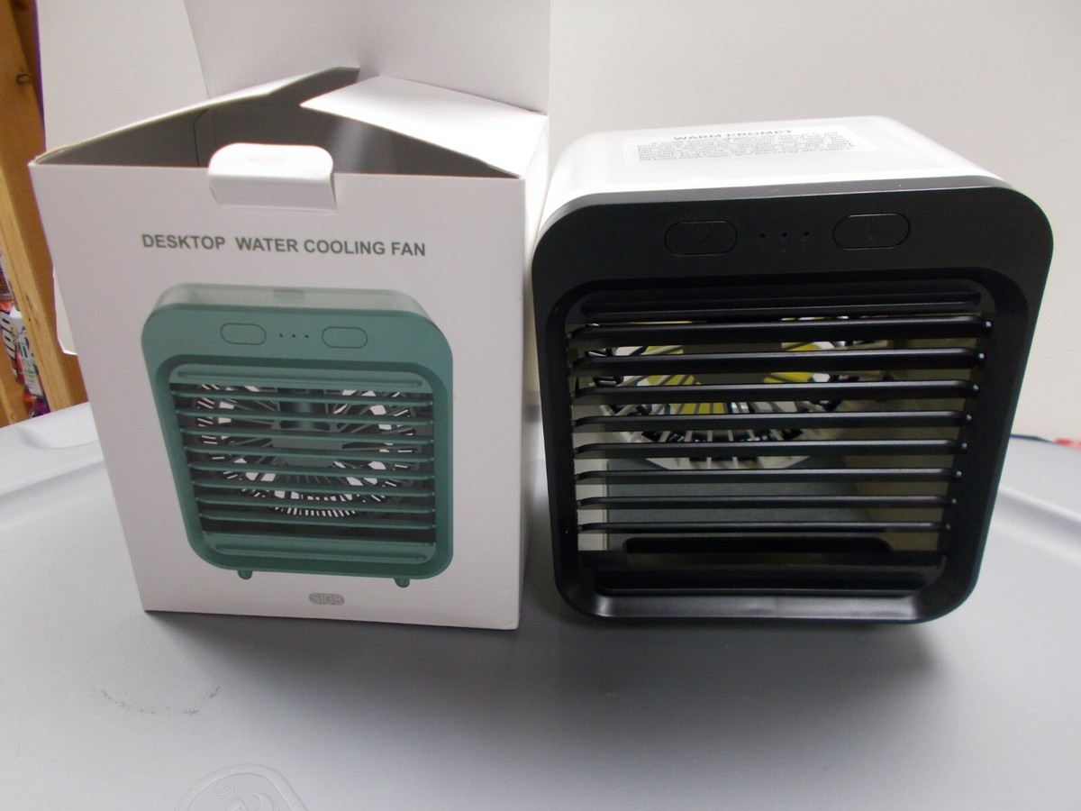 Desktop White Water Cooling Fan Model Number S108