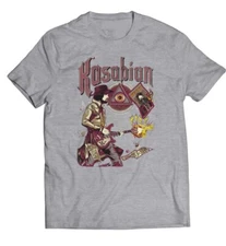 Camiseta Fire - Kasabian t-shirt, rock band shirt, dark heather grey TE2211