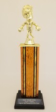 HALLOWEEN ZOMBIE 14" LARGE TROPHY - FREE ENGRAVING  