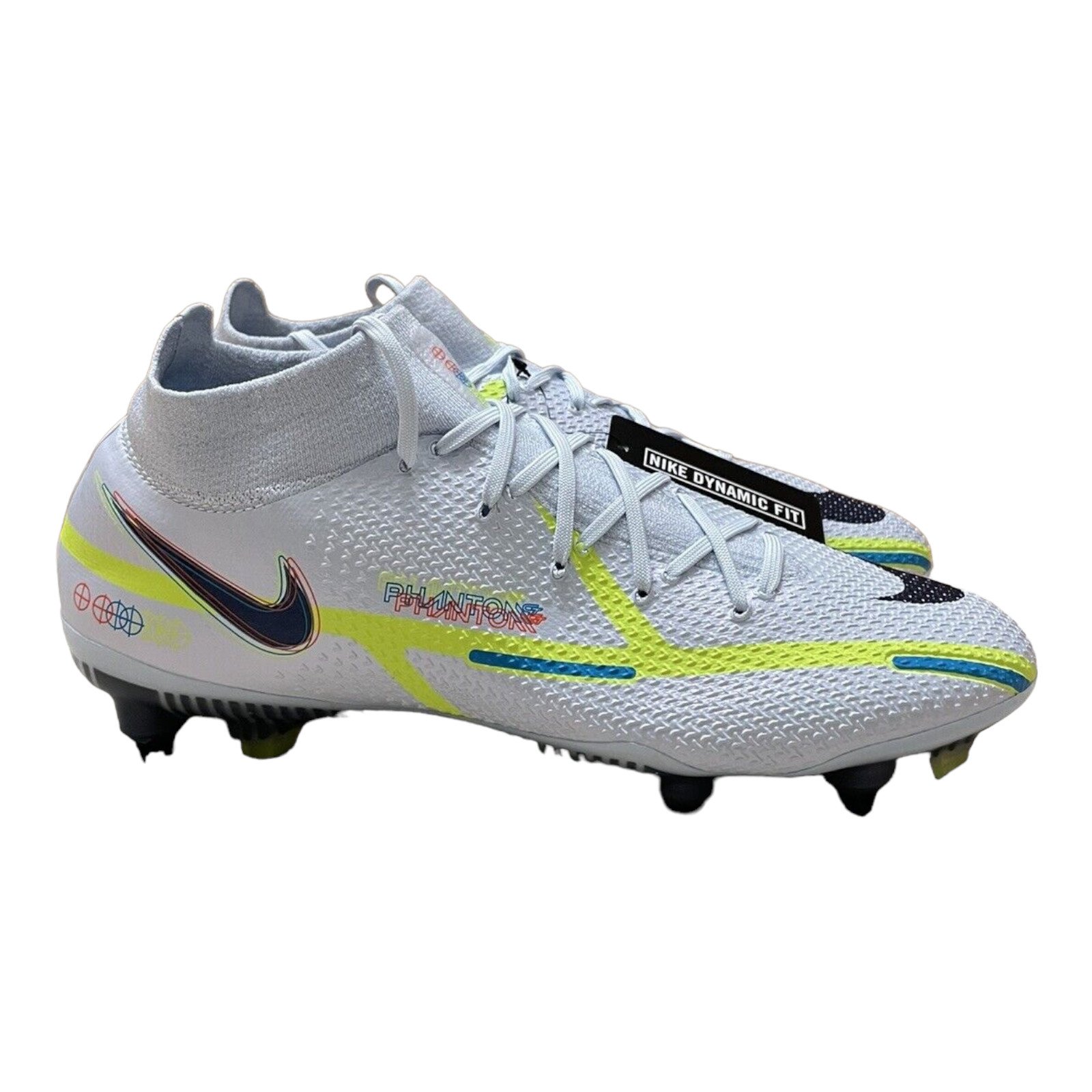 Nike Phantom GT2 Elite DF FG SG-Pro AC Football Серо-синий DJ8042-055 Мужские 8-11,5