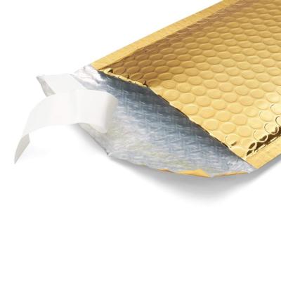 100 #000 Borse Buste Glamour Oro Metallico Poly Bubble Mailers - Foto 11