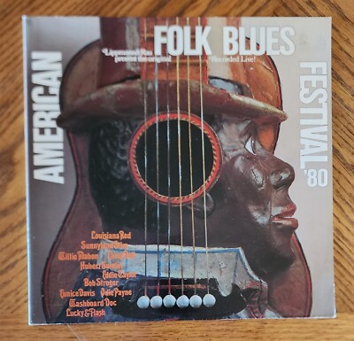 LOUISIANA RED / HUBERT SUMLIN ~ AMERICAN FOLK BLUES FEST '80 ~ L&R LP ~ NR MINT