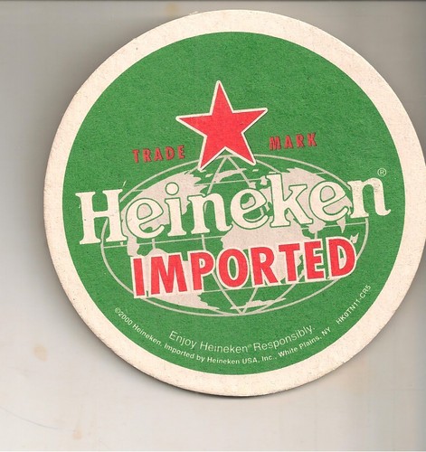 Posavasos de cerveza importados HEINEKEN - Imagen 2 de 2