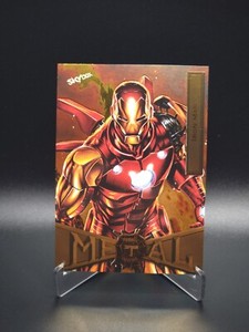 Iron Man 2021 Upper Deck Skybox Metal Universe Gold Marvel Spider-Man #36