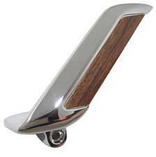 1965 1966 Ford Mustang Deluxe Interior Door Handle W Woodgrain Lh 65f-81151-m 1965 1966 Ford Mustang Deluxe Interior Door Handle W Woodgrain Lh 65f-81151-m