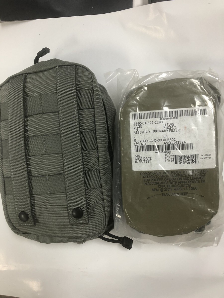 Avon M50 Protective Gas Mask Filter with Carry Case Utility Molle