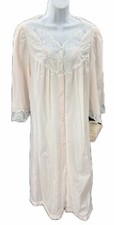 Large Barbizon Laurie Coat Pink Robe Lightweight Lounge Sleepwear Vtg