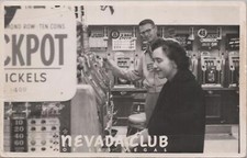 RPPC Postcard Nevada Club Las Vegas Dec 9 1958