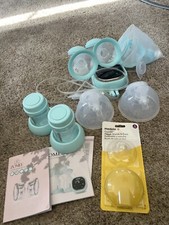 NEW Zomee Z2 Double Electric Breast Pump W/ Cups Breastfeeding Baby Nursing