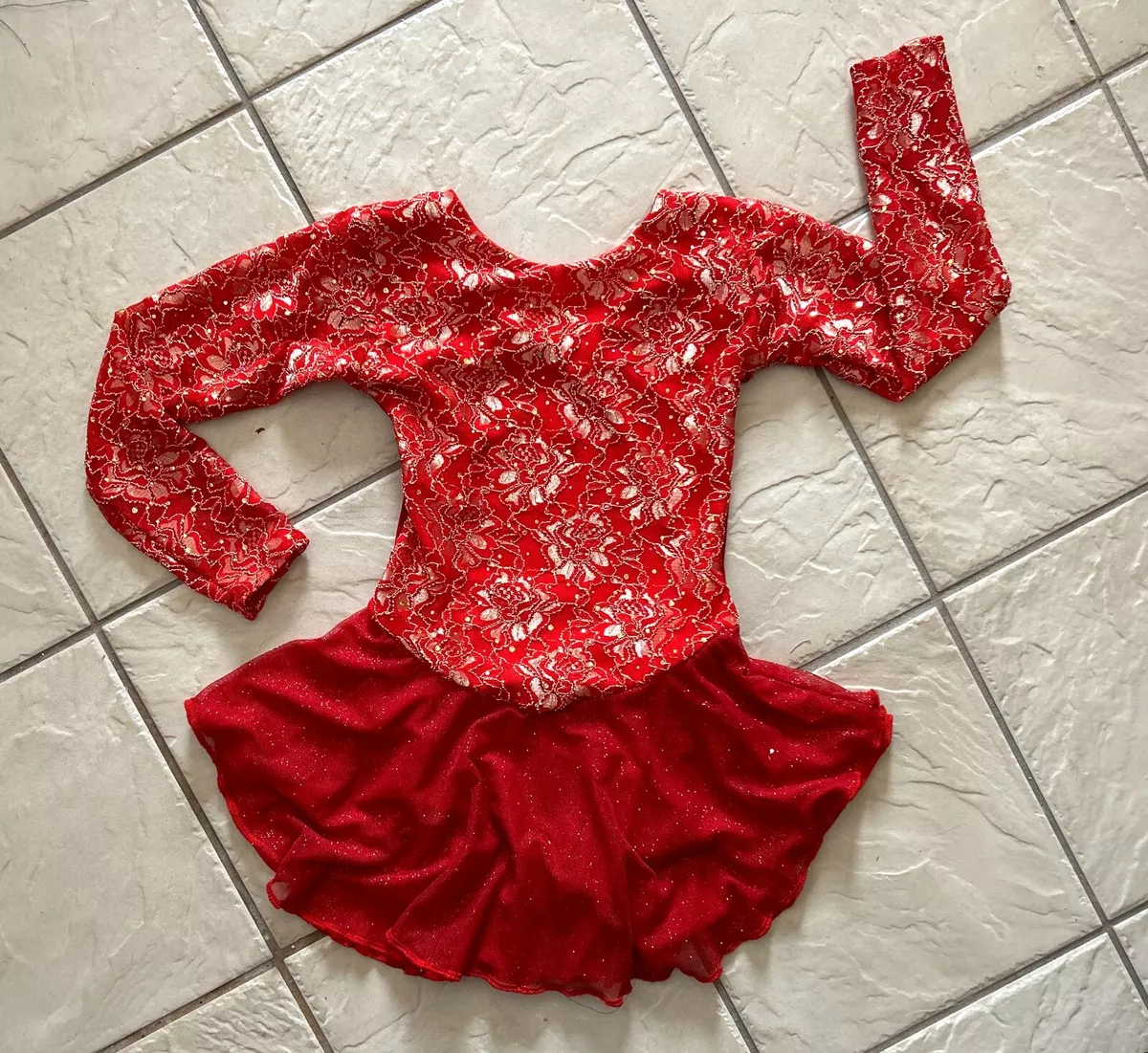 Chiffon skirt figure skating cheap