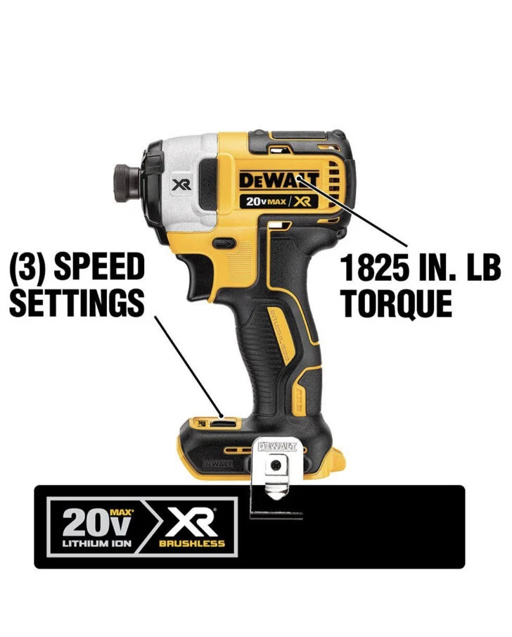 DeWalt 20V/60V Max 3-Tool Kit Brushless DCK399P1T1 Impact/Hammer Drill/Saw - Image 4 of 4