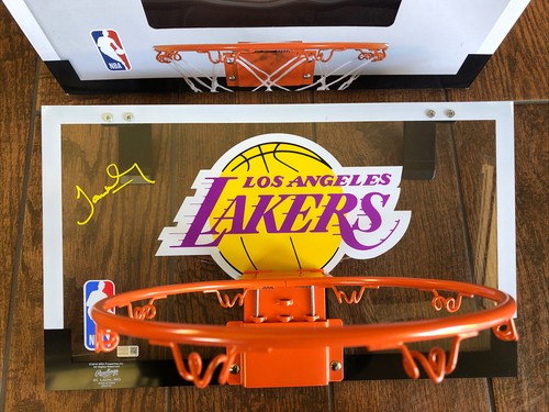 James Worthy Autographed Mini Basketball Backboard Los Angeles Lakers Steiner - 第 3/7 張圖片
