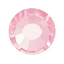 Preciosa Flat Backs Light Rose Silver Foiled SS30 (12 Pieces) 