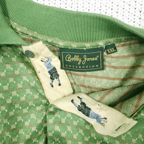 Bobby Jones Golf Polo Men's Sz. 2XL Green Short Sleeve Shirt - Picture 4 of 9