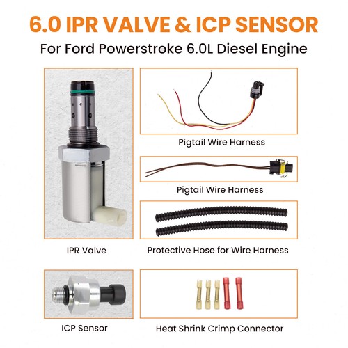 ICP & IPR for Ford International 6.0L Fuel Injection Pressure Regulator & Sensor - Picture 7 of 20