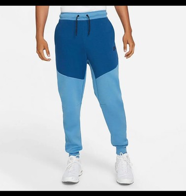 Nike Tech Fleece Slim Fit Jogger Pants Blue Men's Size S CU4495-469 | eBay