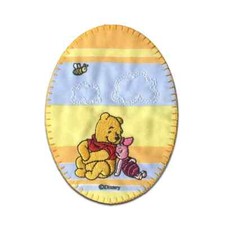 Disney Winnie The Pooh Iron-On Patch: Winnie Piglet w/Honey Bee Flying New