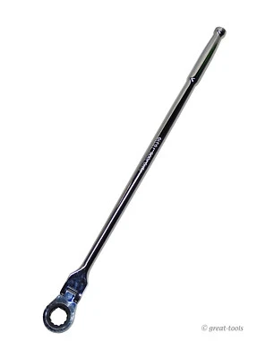 ASTRO PNEUMATIC TOOLS ASTRO TOOLS RATCHET HANDLE – flex head – 18” long for nano sockets – #78318