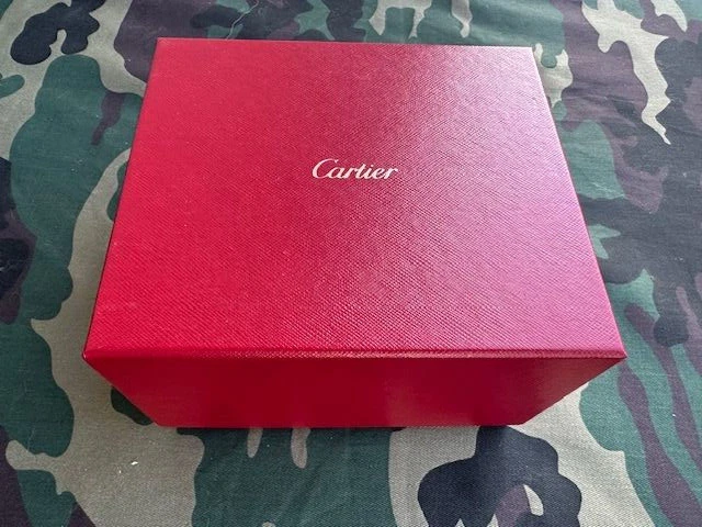 CARTIER Boîte Écrin pour Montre Vide 13 cm x 14,5 cm x h 8,7 cm & sa Sur-boîte - Photo 4/4