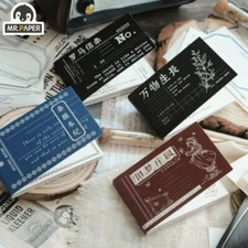 Retro Japanese Travel Design 50 pcs Note Memo Pads Loose Leaf Vintage