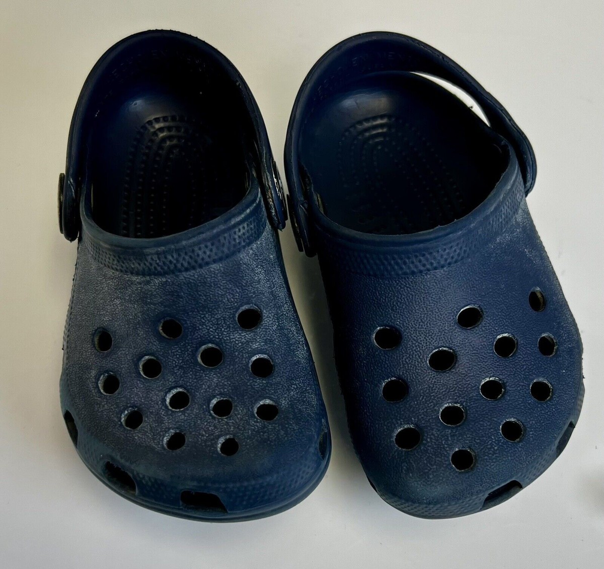 Baby Classic Crocs Boys Girls Size -5 Navy Blue