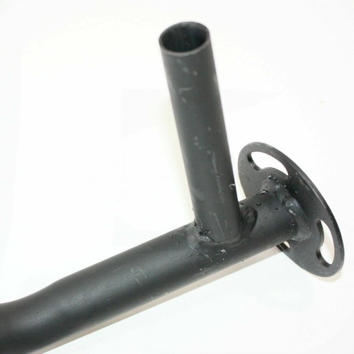Twin Exhaust Pipe RED Alloy Mufflers 125cc Bull Style Farm Quad Dirt Bike ATV - Picture 5 of 10
