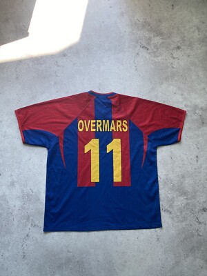Vintage Barcelona #11 Overmars Roger's Replica Football