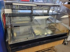ARCTICA 48" CURVED GLASS 1/2 DRY 1/2 REFRIGERATED BAKERY DISPLAY CASE FRONT LIFT
