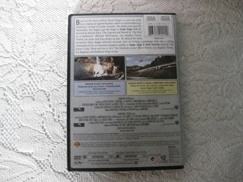 Under Siege Double Feature DVD - Steven Seagal Dark Territory LN - Picture 2 of 3