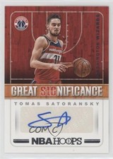 2018-19 Panini NBA Hoops Great SIGnificance Tomas Satoransky #GS-TS Auto fm0