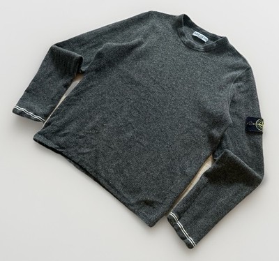 Stone Island Sweatshirt Original Vintag Farbe Grau Große L Top Zustand