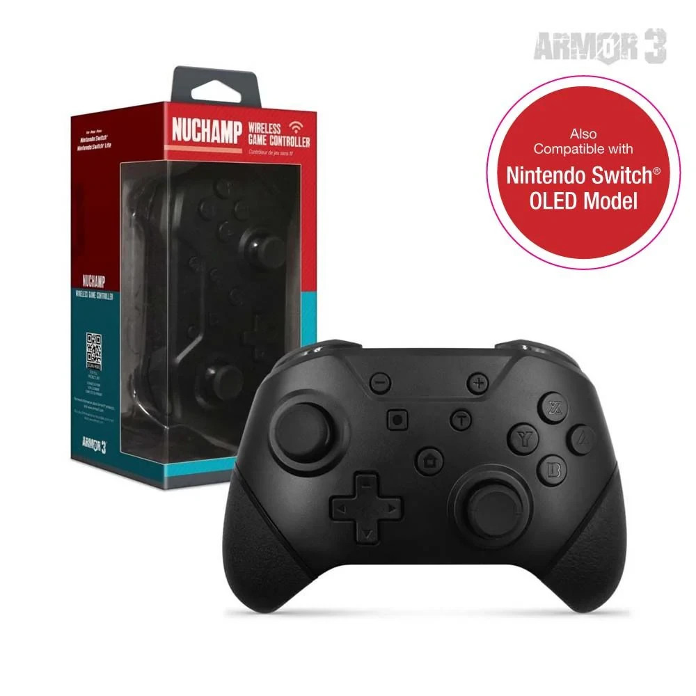 Nuchamp Wireless Game Controller Black - Nintendo Switch - Brand New